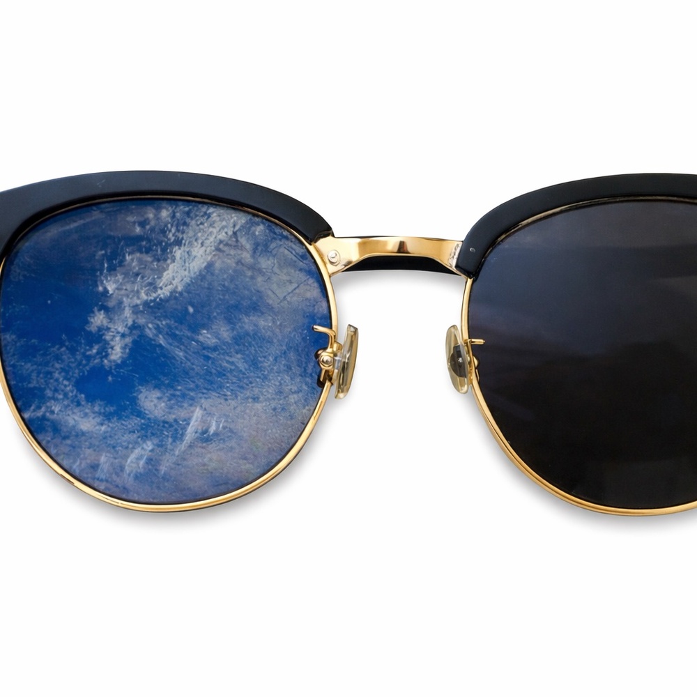Gentle Monster Black and Gold Sunglasses - Picture 2 of 3